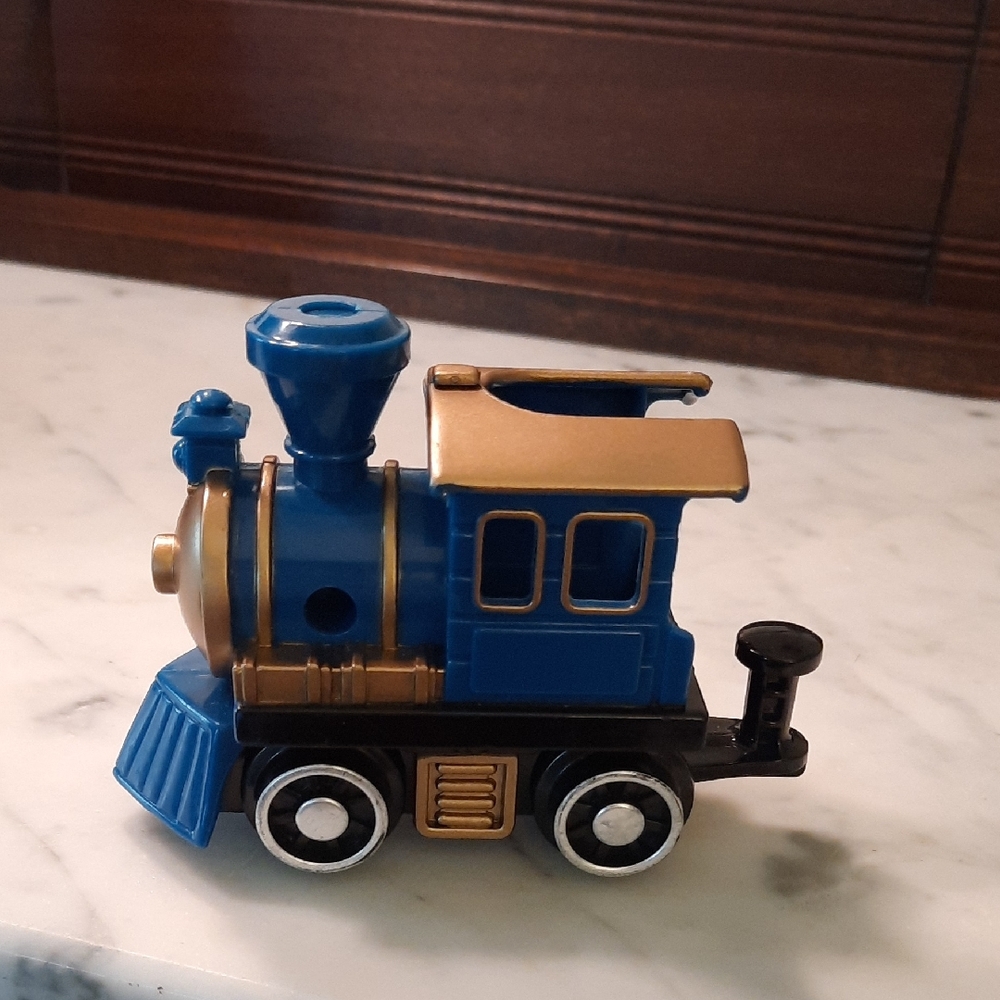 Lincoln Logs Blue Woodland Express Train Locomotive (G)